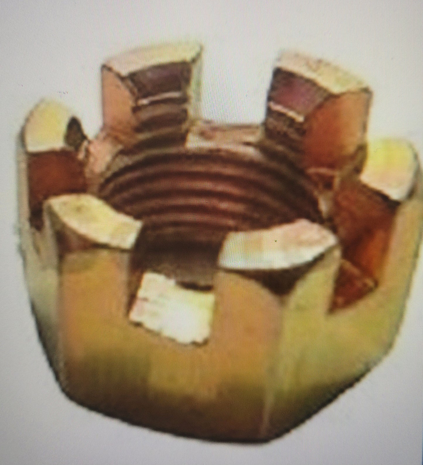 Rear axle castle nut