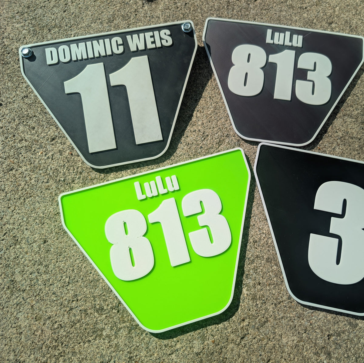 Number plate-personalized